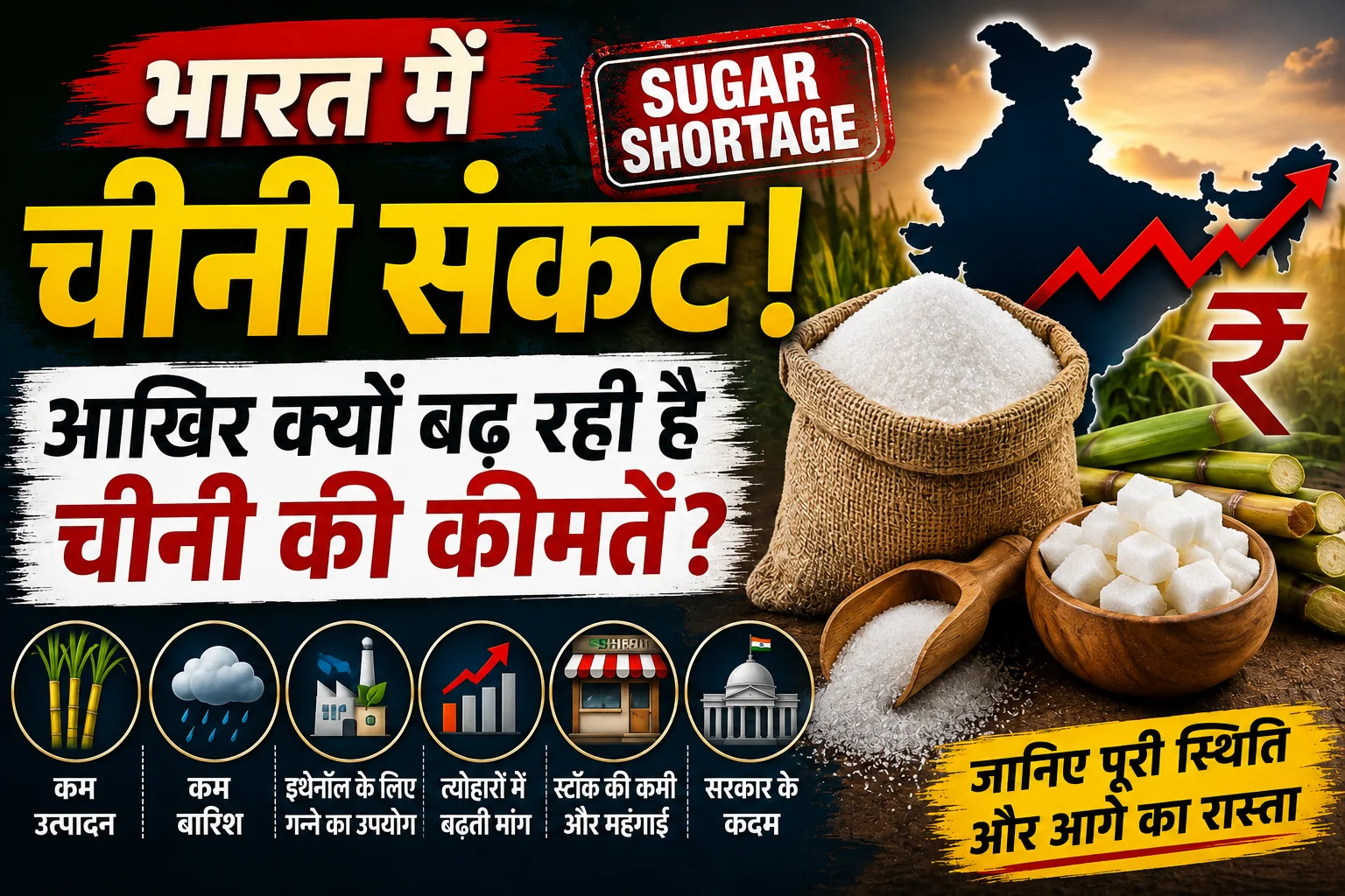 Recent Sugar Shortage in India